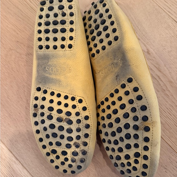 Tod's light Yellow Leather Loafers - Picture 3 of 5